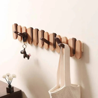 Walnut Wood Coat Rack 3