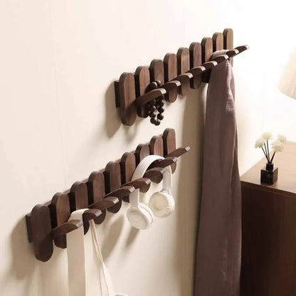 Walnut Wood Coat Rack 4