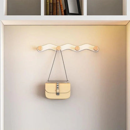 Wave Design Wall Mounted Coat Rack 0