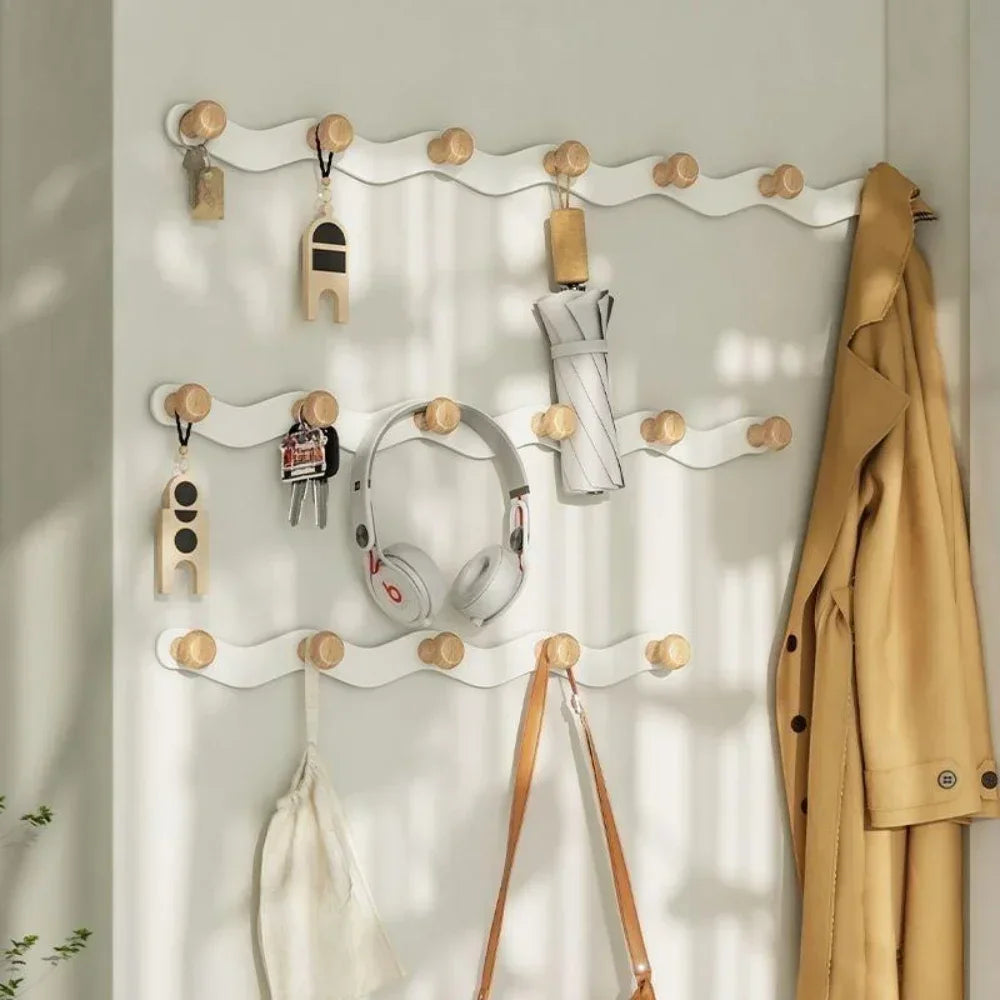 Wave Design Wall Mounted Coat Rack 3