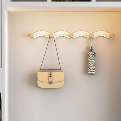Wave Design Wall Mounted Coat Rack 5