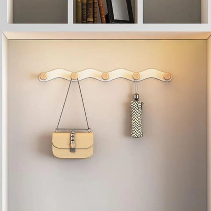 Wave Design Wall Mounted Coat Rack 6