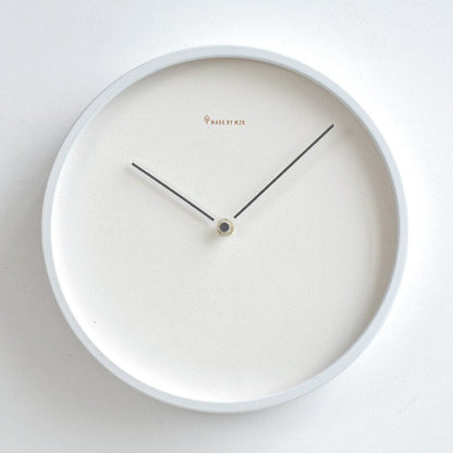 White Wood Wall Clock 0