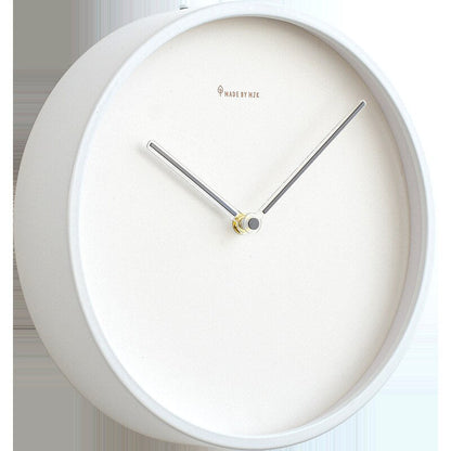 White Wood Wall Clock 2