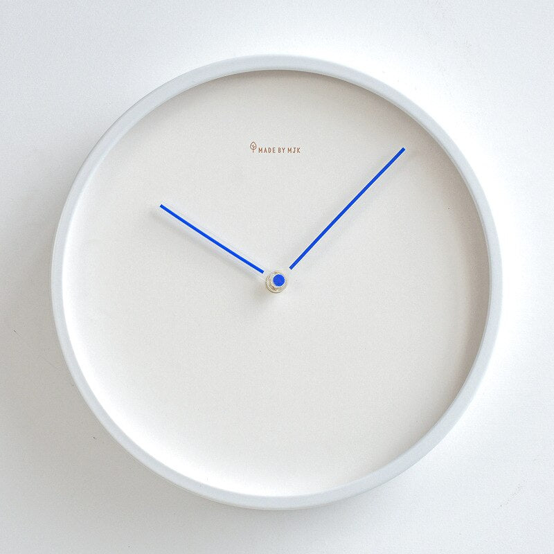 White Wood Wall Clock 7