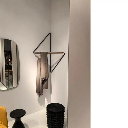 Wood Metal Coat Rack 1