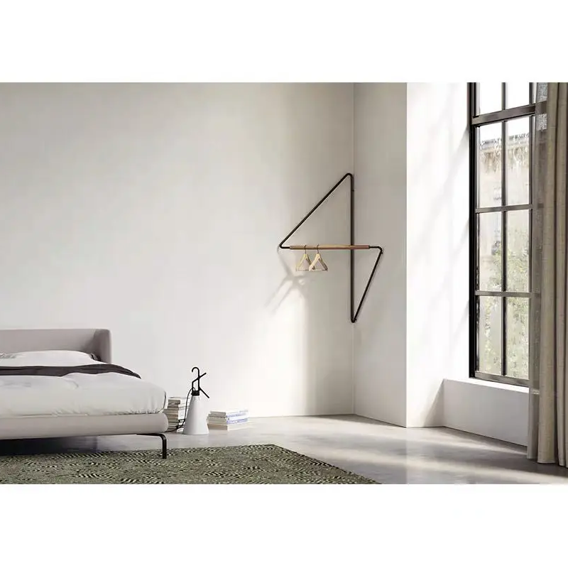 Wood Metal Coat Rack 3