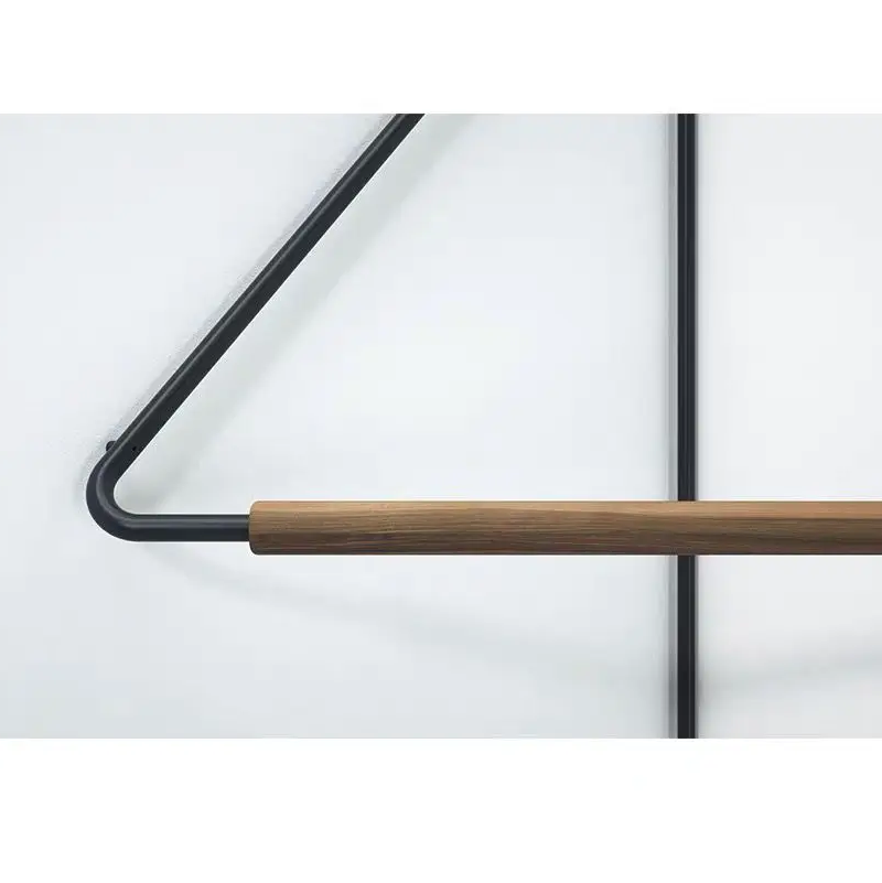 Wood Metal Coat Rack 4