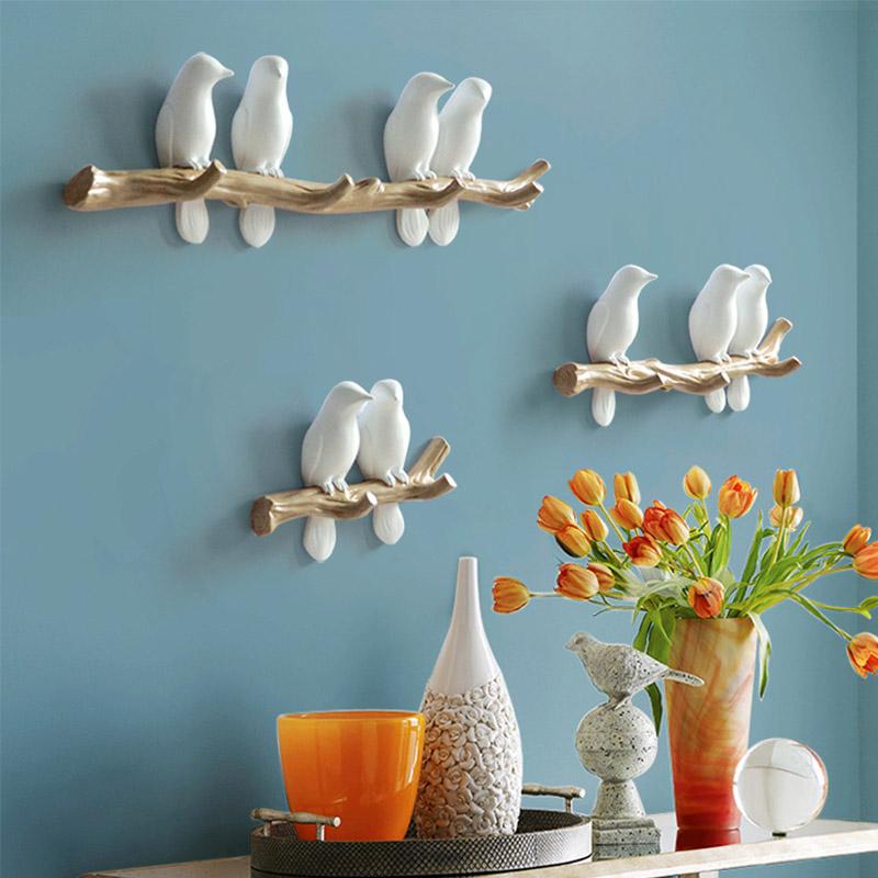 Wooden Bird Coat Rack 3