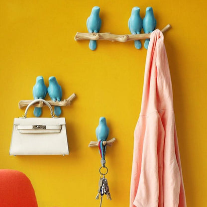 Wooden Bird Coat Rack 4