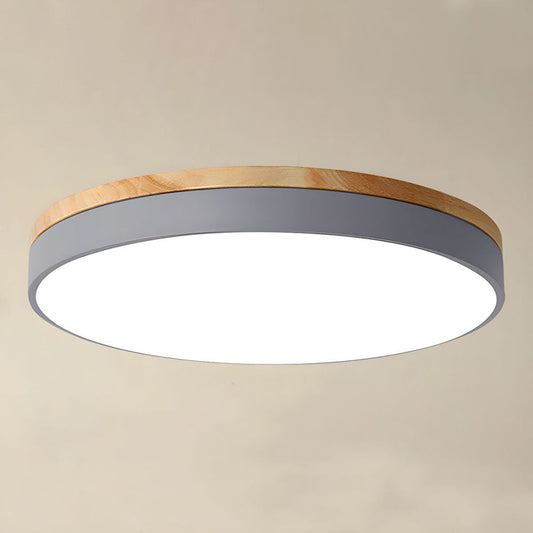 Wooden Flush Mount Ceiling Light 0